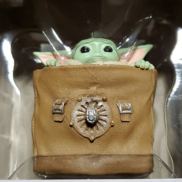 Star Wars: The Mandalorian Grogu in Bag Christmas Tree Ornament By Hallmark - Picture 6 of 15